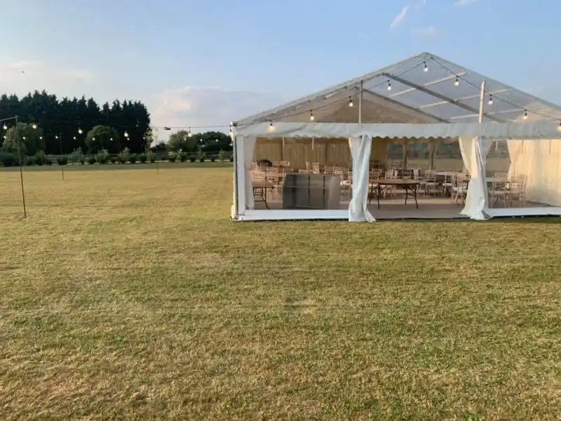 9m Wide Marquees