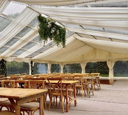 Click Here To Enlarge This Photo Of Clear Span Wedding Marquee Hire In Chesterfield