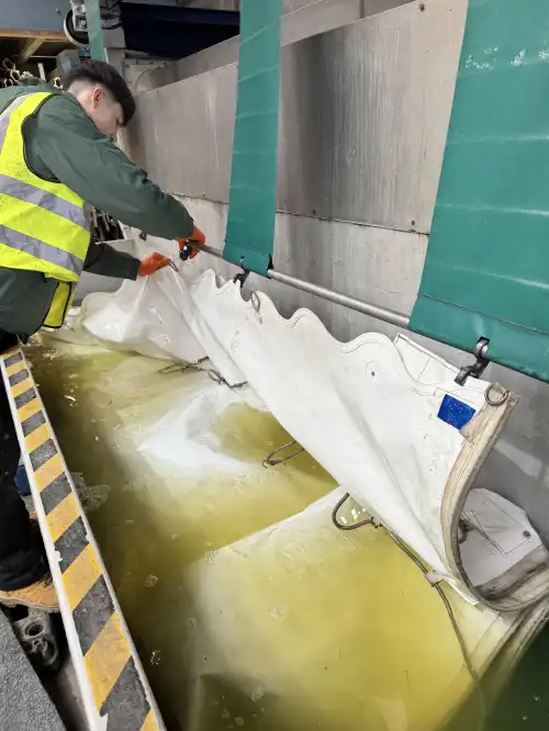 Click Here To Enlarge This Photo Of Cleaning Marquees and PVC