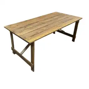 Rustic Trestle Tables