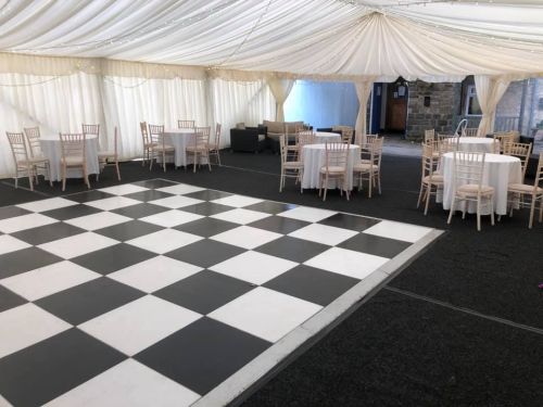Click Here To Enlarge This Photo Of Black & White Dance Floor 